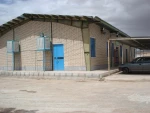 نمایی از سوله چند منظوره مرکز (نمازخانه-کارگاههای برق)