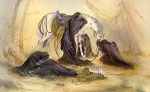 عالم همه قطره و دریاست حسین، خوبان همه بنده و مولاست حسین، ترسم که شفاعت کند از قاتل خویش، از بس که کَرَم دارد و آقاست حسین 2