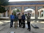 عطر افشانی گلزار مطهر شهدای عزیز جاجرم در سالروز گرامیداشت فتح خرمشهر قهرمان با حضور همکاران محترم دانشکده...                                                           و حضور جانباز و رزمنده پرتلاش و راوی فتح جناب آقای مقصودی در جمع دانشجویان خوابگاهی دان