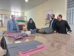 بازدید ریاست محترم آموزش و پرورش شهرستان جاجرم جناب آقای دکتر عابدی مقدم از کارگاه طراحی و دوخت دانشکده  2