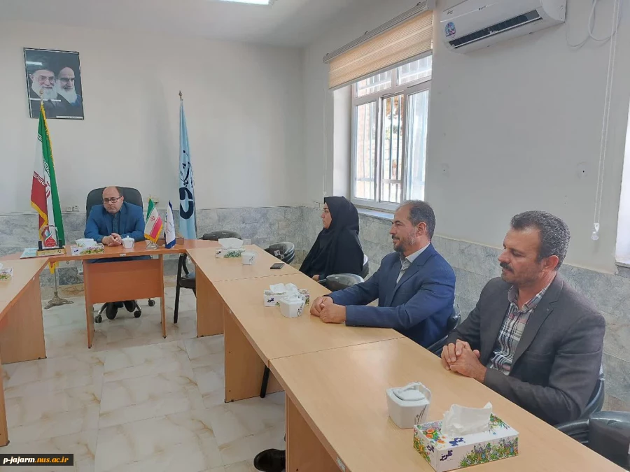 بازدید فرماندار محترم شهرستان جاجرم و هیئت همراه از دانشگاه فنی و حرفه‌ای جاجرم به مناسبت آغاز تحصیلی جدید ۱۴۰۲-۱۴۰۱ 3