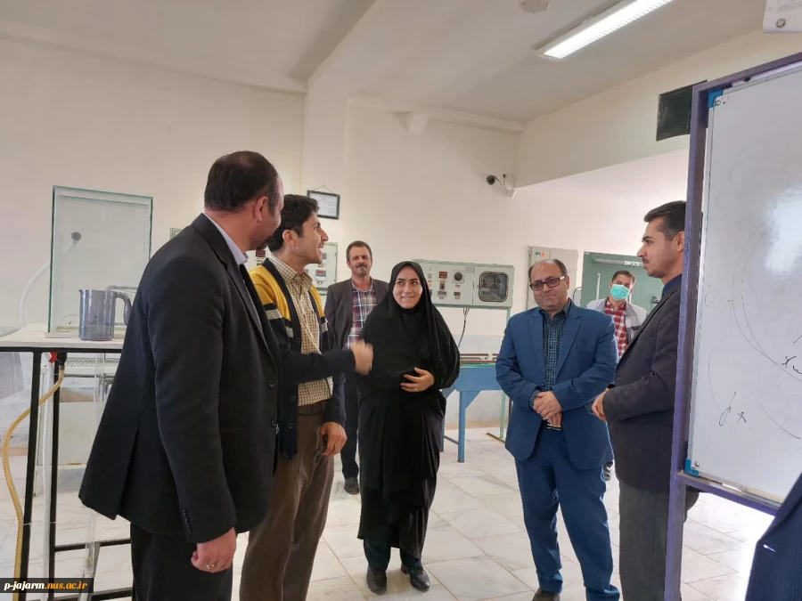 بازدید فرماندار محترم شهرستان جاجرم و هیئت همراه از دانشگاه فنی و حرفه‌ای جاجرم به مناسبت آغاز تحصیلی جدید ۱۴۰۲-۱۴۰۱ 7