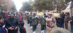 حضور همکاران و دانشجویان محترم در مراسم تشییع پیکرهای مطهر 6 شهید گمنام شنبه ۳ دی ماه  2