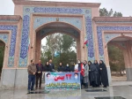تجدید میثاق جمعی از کارکنان و دانشجویان دانشکده فنی و حرفه ای جاجرم با شهدای گرانقدر 2