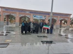 تجدید میثاق جمعی از کارکنان و دانشجویان دانشکده فنی و حرفه ای جاجرم با شهدای گرانقدر 3