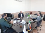 به مناسبت اعیاد شعبانیه و گرامیداشت روز پاسدار روز شنبه 6 اسفند : دیدار  با فرماندهی محترم ناحیه مقاومت بسیج سپاه پاسداران شهرستان جاجرم جناب سرهنگ حیدری  2