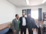 به مناسبت اعیاد شعبانیه و گرامیداشت روز پاسدار روز شنبه 6 اسفند : دیدار  با فرماندهی محترم ناحیه مقاومت بسیج سپاه پاسداران شهرستان جاجرم جناب سرهنگ حیدری  3