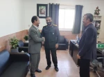 به مناسبت اعیاد شعبانیه و گرامیداشت روز پاسدار روز شنبه 6 اسفند : دیدار  با فرماندهی محترم ناحیه مقاومت بسیج سپاه پاسداران شهرستان جاجرم جناب سرهنگ حیدری  4