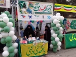 به همت بسیج دانشجویی در شب نیمه شعبان برگزار شد: برپایی غرفه ی فرهنگی  3