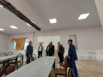 افتتاح سالن غذاخوری و سالن توزیع غذای مرکز پس از انجام تعمیرات اساسی در کف، سقف و بدنه همزمان با بازدید ریاست محترم دانشگاه فنی و حرفه ای خراسان شمالی جناب آقای دکتر قاضی پور و هیات محترم همراه  2