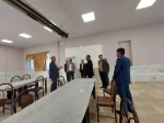 افتتاح سالن غذاخوری و سالن توزیع غذای مرکز پس از انجام تعمیرات اساسی در کف، سقف و بدنه همزمان با بازدید ریاست محترم دانشگاه فنی و حرفه ای خراسان شمالی جناب آقای دکتر قاضی پور و هیات محترم همراه 2