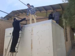 مسقف نمودن بخش سردخانه مواد غذایی دانشکده فنی جاجرم 3