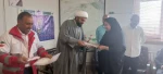 همزمان با دهه کرامت در محل دفتر امام جمعه محترم شهرستان انجام شد:  اهدای تقدیرنامه و جایزه به دانشجویان دختر عضو هلال احمر 4