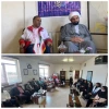 همزمان با دهه کرامت در محل دفتر امام جمعه محترم شهرستان انجام شد:  اهدای تقدیرنامه و جایزه به دانشجویان دختر عضو هلال احمر 7