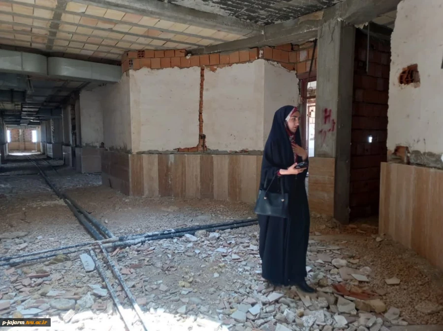 بازدید ناظر محترم برق از خوابگاه جدیدالاحداث مرکز 10 خرداد 1402 3