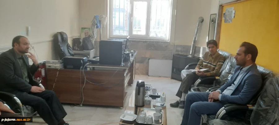 جلسه مشترک ریاست محترم مرکز آموزش فنی و حرفه ای شهرستان جاجرم با ریاست دانشکده فنی و حرفه ای جاجرم بهمن1401 2
