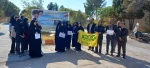 تجمع جمعی از کارکنان، اساتید و دانشجویان دانشکده فنی جاجرم و اعلام انزجار از جنایات رژیم کودک کُش و غاصب صهیونیست و اعلام حمایت از ملت مظلوم فلسطین 2