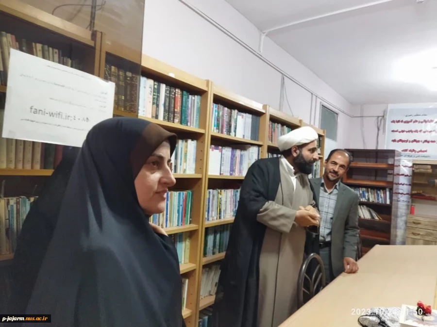 افتتاح محل جدید کتابخانه دانشکده فنی جاجرم 2 آبان 1402 3