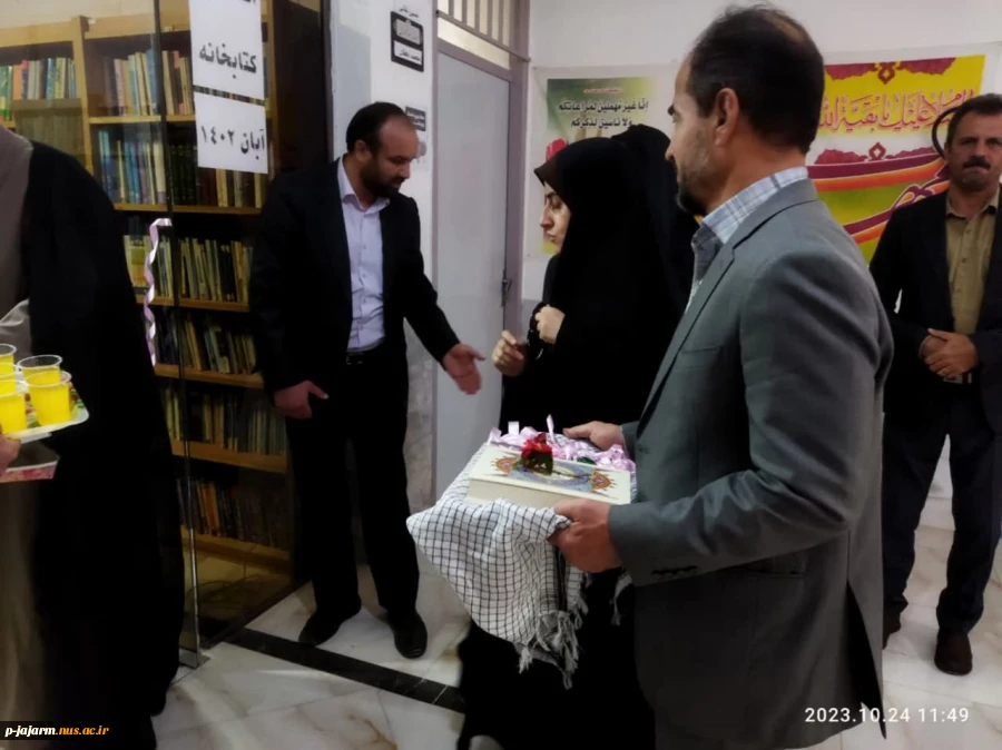 افتتاح محل جدید کتابخانه دانشکده فنی جاجرم 2 آبان 1402 5