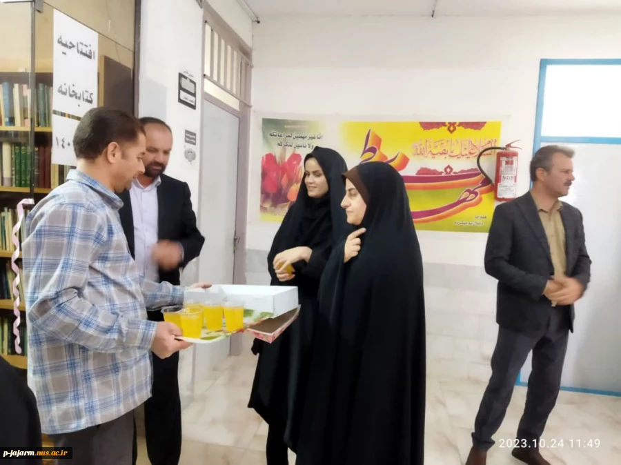 افتتاح محل جدید کتابخانه دانشکده فنی جاجرم 2 آبان 1402 7