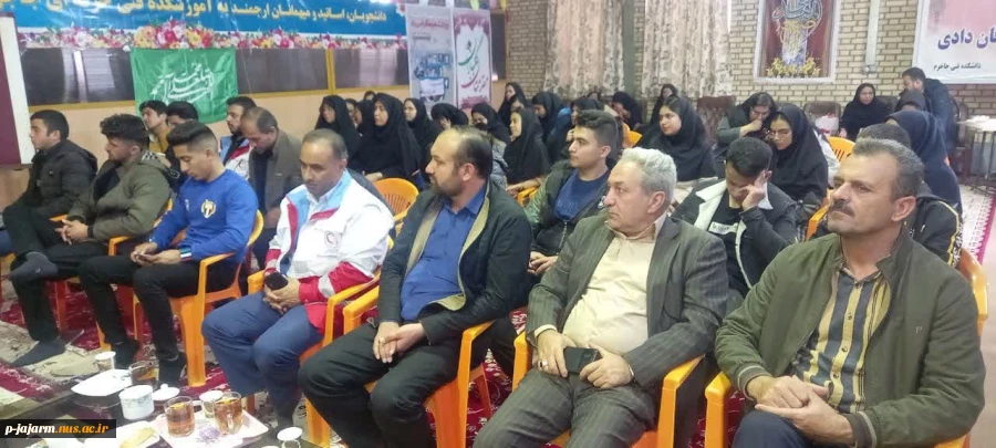 برگزاری جلسه پرسش و پاسخ با موضوع مسائل روز کشور با حضور فرماندار محترم شهرستان جاجرم جناب آقای حاج زاده در محل دانشکده فنی و حرفه ای جاجرم 8