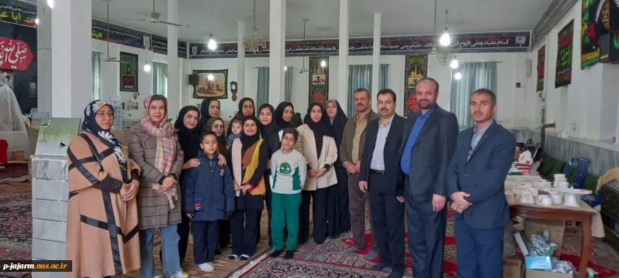 حضور ریاست و معاونت دانشکده فنی جاجرم در نمایشگاه آثار هنری،صنایع دستی و توانمندی های کارآفرینان نمونه شهرستان جاجرم 2