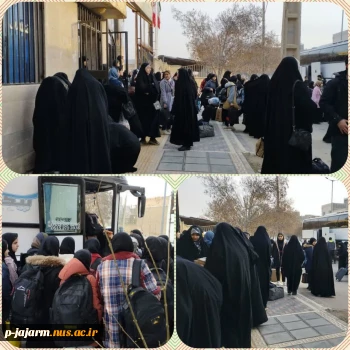 اعزام کاروان دانشجویان دختر دانشگاه فنی و حرفه ای خراسان شمالی به اردوهای راهیان نور 3