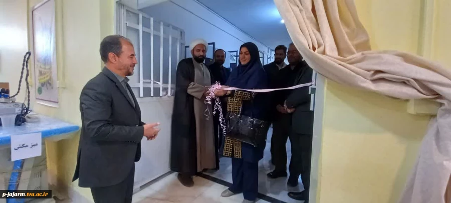 آئین افتتاح و رونمایی از تجهیزات کارگاه شماره دو طراحی دوخت دانشکده فنی و حرفه ای جاجرم اهدایی شرکت ملی نفت ایران 7