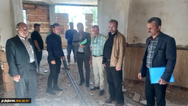 بازدید از خوابگاه در دست احداث 2