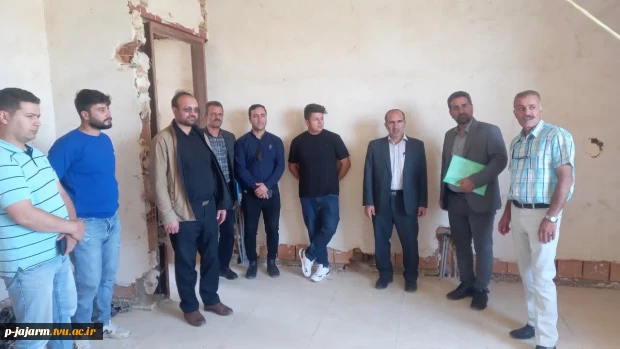 بازدید از خوابگاه در دست احداث 3