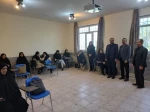 بازدید ریاست مرکز و جمعی از همکاران از کلاسهای درسی و عرض خوش آمد به اساتید و دانشجویان 3