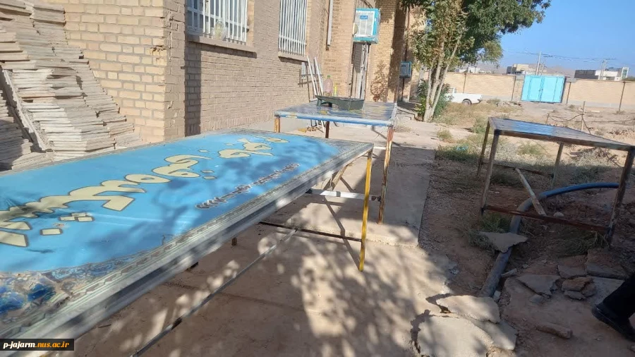 ساخت میز کار جهت  کارگاه های طراحی دوخت و طراحی پوشاک به همت همکاران زحمت کش مرکز 4