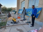 ساخت میز کار جهت  کارگاه های طراحی دوخت و طراحی پوشاک به همت همکاران زحمت کش مرکز 9