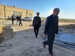 بازدید ریاست محترم دانشگاه ملی مهارت استان خراسان شمالی و هیات همراه  از خوابگاه دانشجویی در دست احداث  2