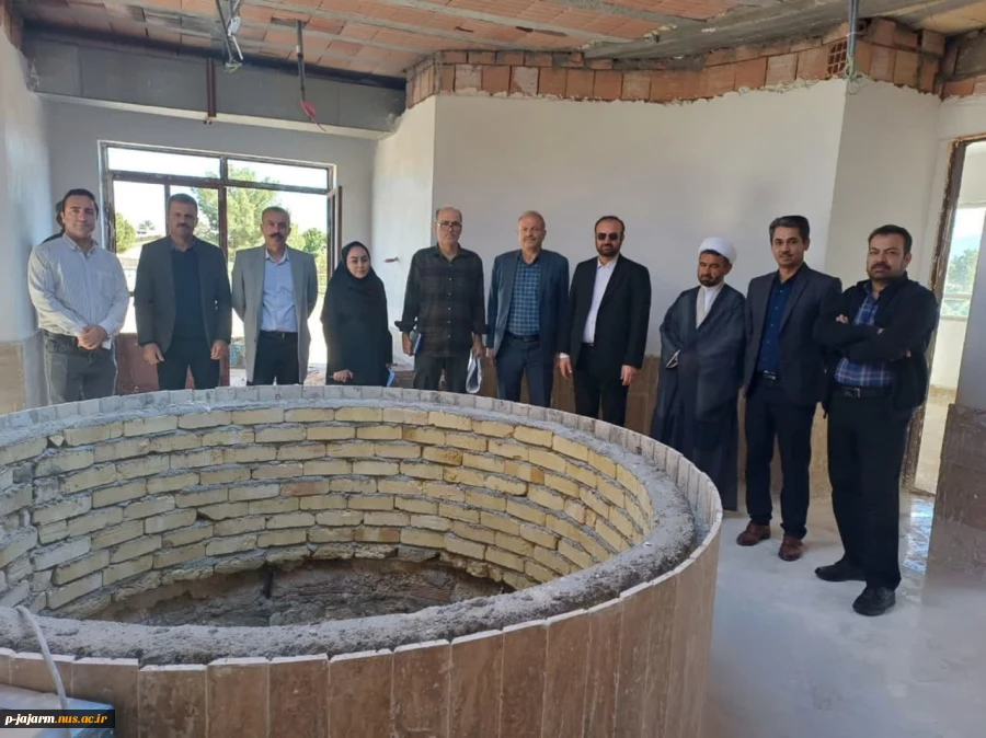 بازدید نماینده دانشگاه فنی و حرفه ای جناب آقای مهندس واحدیان و ریاست محترم دانشگاه ملی مهارت استان خراسان شمالی از پروژه خوابگاه در دست احداث دانشکده ملی جاجرم 2
