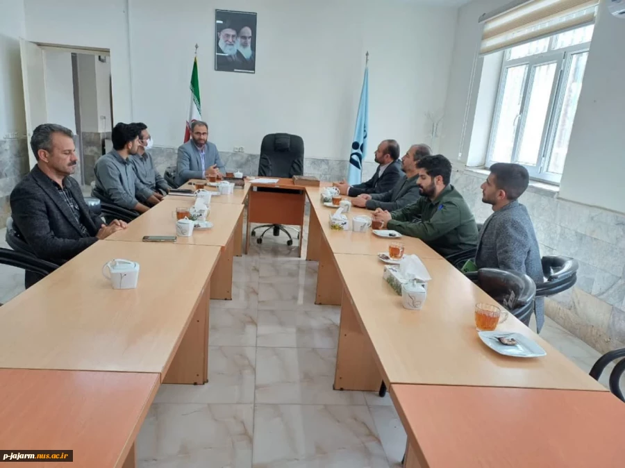 جلسه مشترک اعضای مرکز رشد علم و فناوری شهید فخری‌زاده دانشگاه ملی مهارت مرکز جاجرم 2
