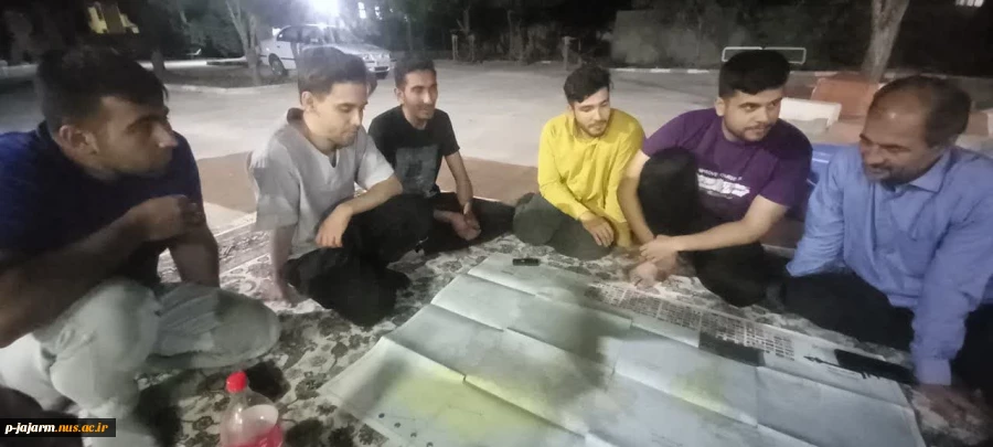 به مناسبت هفته خوابگاه ها  وبا حضور امام جماعت دانشکده حاج آقا محمودزاده ، برگزاری نشست صمیمی با دانشجویان محترم خوابگاهی 5