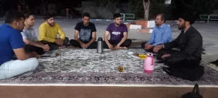 به مناسبت هفته خوابگاه ها  وبا حضور امام جماعت دانشکده حاج آقا محمودزاده ، برگزاری نشست صمیمی با دانشجویان محترم خوابگاهی 6