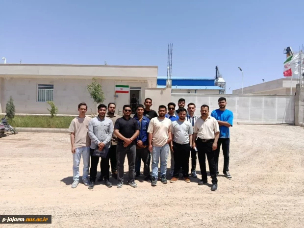 بازدید علمی دانشجویان کاردانی و کارشناسی رشته صنایع شیمیایی از کارخانه تولید شمش منیزیم  درق  2