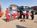 اعزام  دو نفر از دانشجویان عضو کانون دانشجویی هلال احمر دانشگاه ملی مهارت مرکز جاجرم (دانشجویان محترم خانم فراشیانی و خانم نجاری) به همراه نیروهای امدادی هلال‌احمر جاجرم به مراسم سالگرد ارتحال امام خمینی (ره) 2