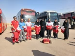 اعزام  دو نفر از دانشجویان عضو کانون دانشجویی هلال احمر دانشگاه ملی مهارت مرکز جاجرم (دانشجویان محترم خانم فراشیانی و خانم نجاری) به همراه نیروهای امدادی هلال‌احمر جاجرم به مراسم سالگرد ارتحال امام خمینی (ره)