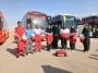 اعزام  دو نفر از دانشجویان عضو کانون دانشجویی هلال احمر دانشگاه ملی مهارت مرکز جاجرم (دانشجویان محترم خانم فراشیانی و خانم نجاری) به همراه نیروهای امدادی هلال‌احمر جاجرم به مراسم سالگرد ارتحال امام خمینی (ره)