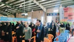 مراسم افتتاحیه رسمی نمایشگاه آثار هنری دانشجویان دختر دانشکده ملی مهارت جاجرم 7