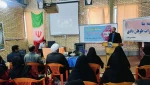 مراسم افتتاحیه رسمی نمایشگاه آثار هنری دانشجویان دختر دانشکده ملی مهارت جاجرم 9