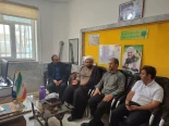 جلسه تبیینی امام جمعه معزز شهرستان جاجرم حضرت حجت الاسلام والمسلمین هوشمند نژاد با اساتید محترم دانشکده درباره مسائل مهم جاری کشور
