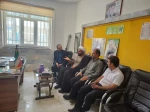 جلسه تبیینی امام جمعه معزز شهرستان جاجرم حضرت حجت الاسلام والمسلمین هوشمند نژاد با اساتید محترم دانشکده درباره مسائل مهم جاری کشور  3