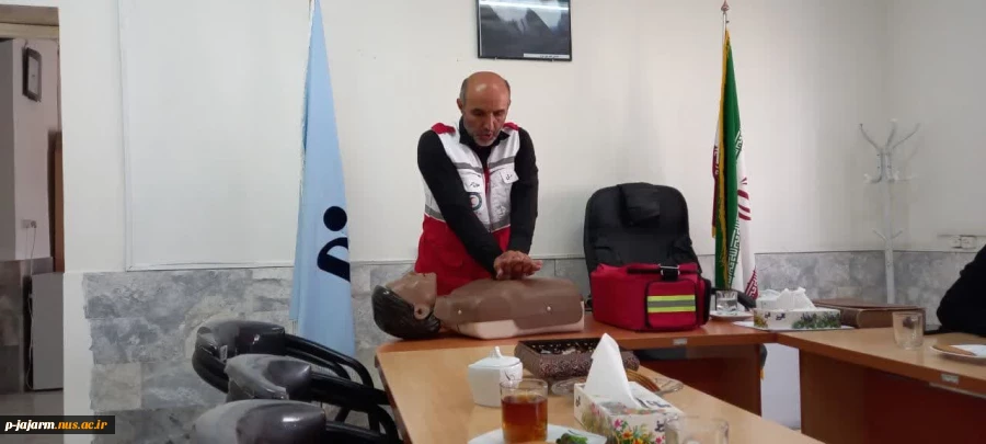 برگزاری دوره آموزشی "کمک های امدادی اولیه" ویژه کارکنان دانشگاه ملی مهارت مرکز جاجرم 2