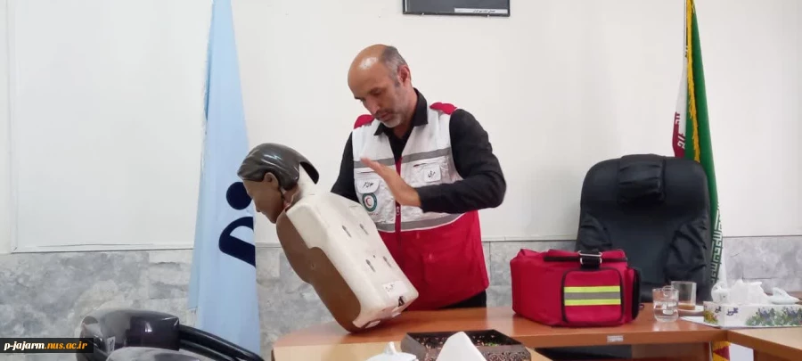 برگزاری دوره آموزشی "کمک های امدادی اولیه" ویژه کارکنان دانشگاه ملی مهارت مرکز جاجرم 2